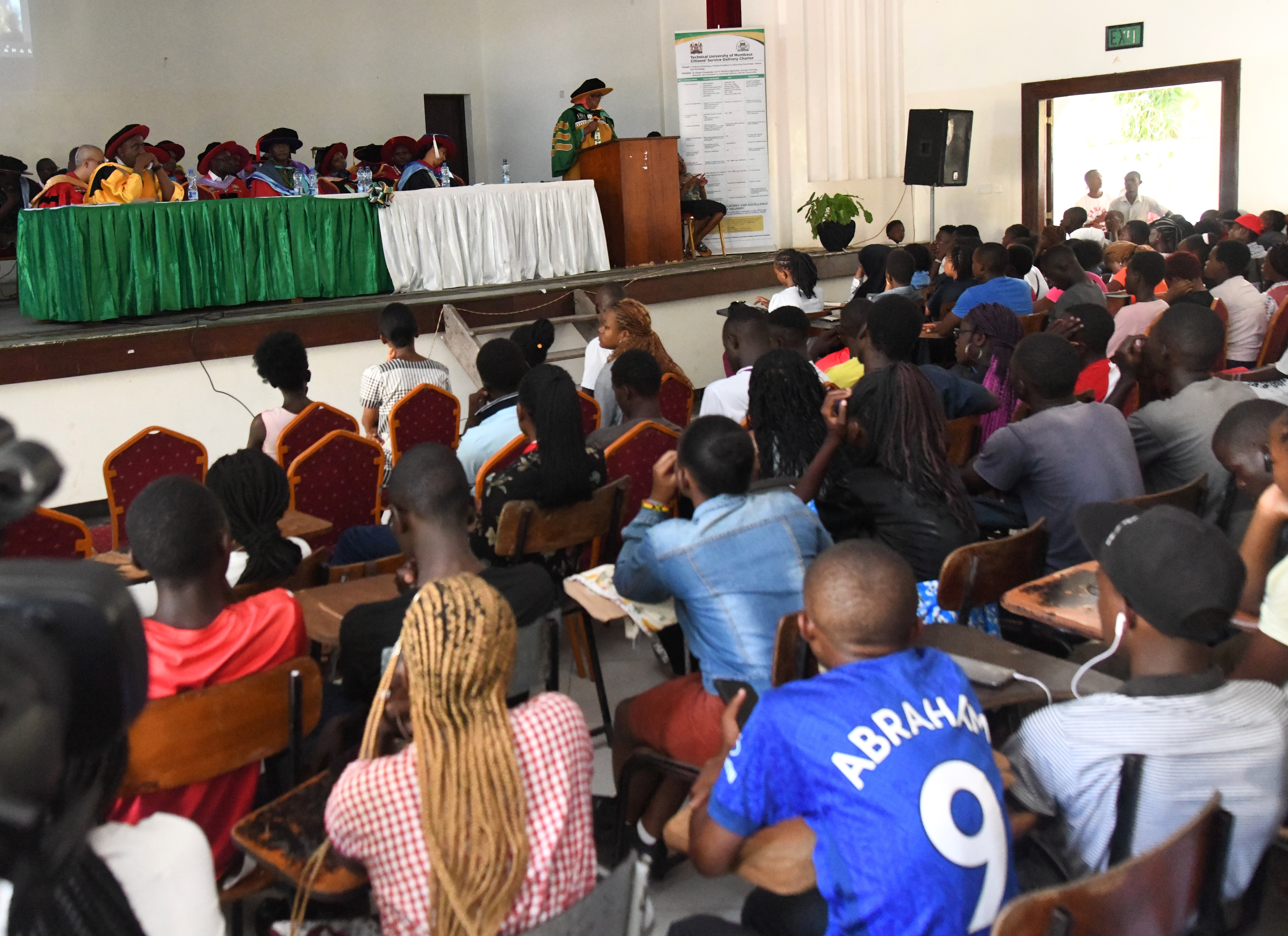 Prof Laila inducts freshers, advises them to shun drug abuse